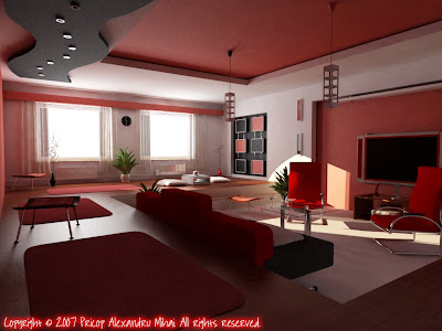 Living rooms In Red