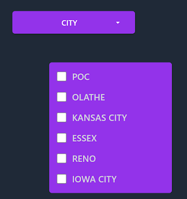 Second selection list