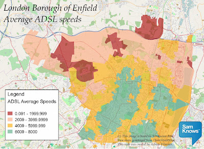 Enfield Map Region Political