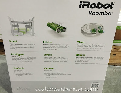 Costco 1877550 - iRobot Roomba 805 Vacuum Cleaning Robot - Convenient, simple, intelligent and more importantly, it gets the job done