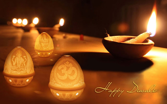 Happy Diwali Widescreen Wallpaper
