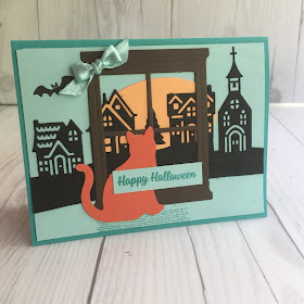 Bermuda Blues non-traditional Halloween Card Idea