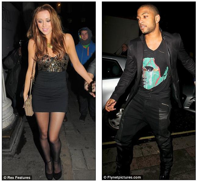 Ready for a good time Una arrived at the party with her boyfriend Ben Foden