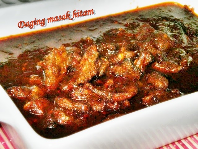 Catatan harian dunia masakan: Daging masak hitam