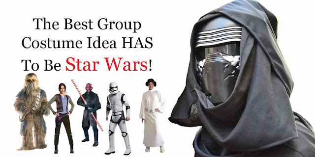 The best group costume idea has to be Star Wars!