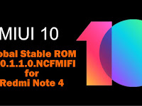 Download ROM Redmi Note 4 Qualcomm Global MIUI V10.1.1.0.NCFMIFI Stable