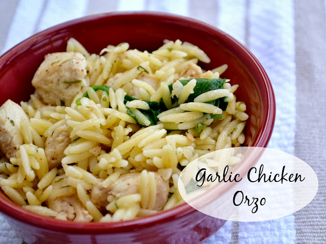 Garlic Chicken Orzo