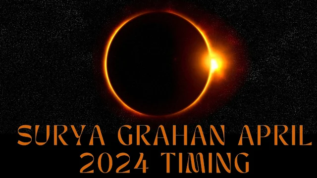 Surya Grahan April 2024 Timing