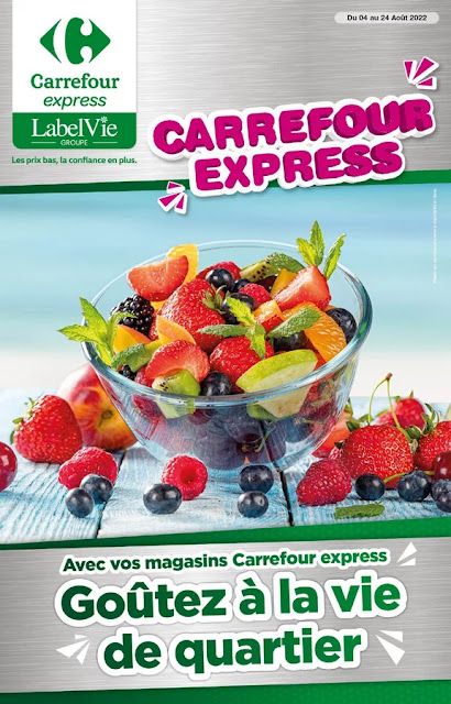 catalogue carrefour express aout 2022