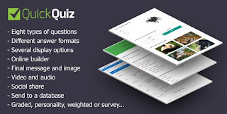 QuickQuiz v1.3.4 - سكربت موقع لانشاء اختبارات واسئلة لاختبار الاشخاص