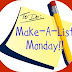 Make-A-List Tuesday - Because, Holidays!
