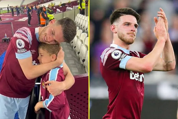 West Ham Star Declan Rice Brings Joy to Young Fan After Impressive Performance Against Man United