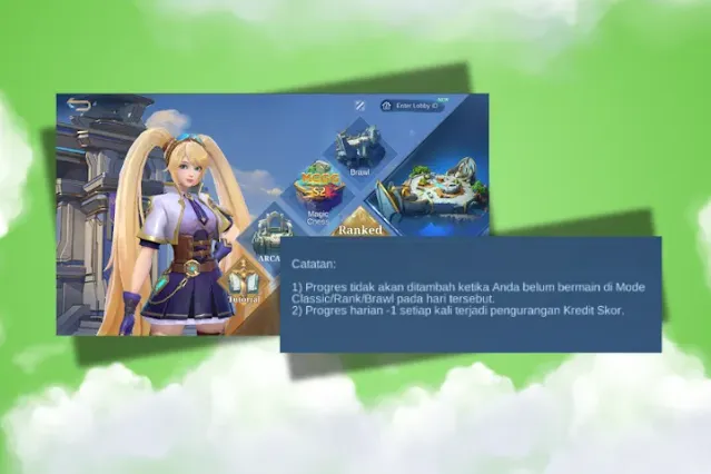Cara Terbaru Menambah Kredit Score Mobile Legends Lewat Mode Classic & Brawl