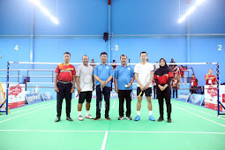 Rudi Resmikan GOR TM Badminton dan Membuka TM Badminton Batam Open 2022