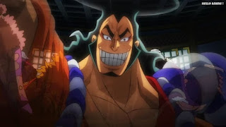 ワンピースアニメ 1024話 光月おでん カン十郎の絵 | ONE PIECE Episode 1024