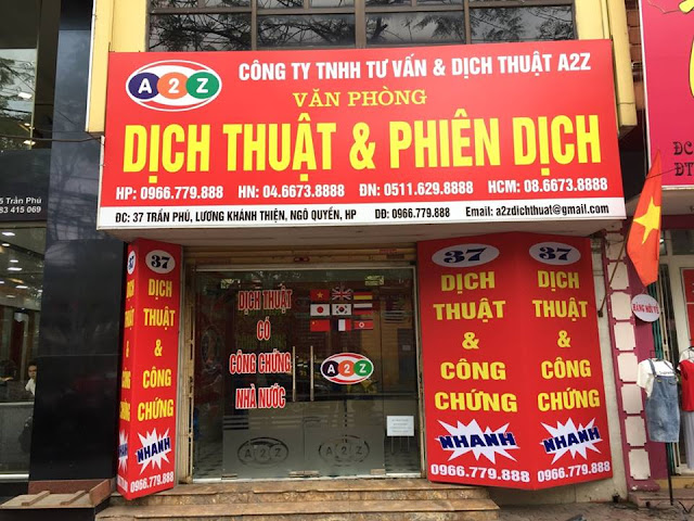 Văn phòng dịch thuật tại Hải Phòng