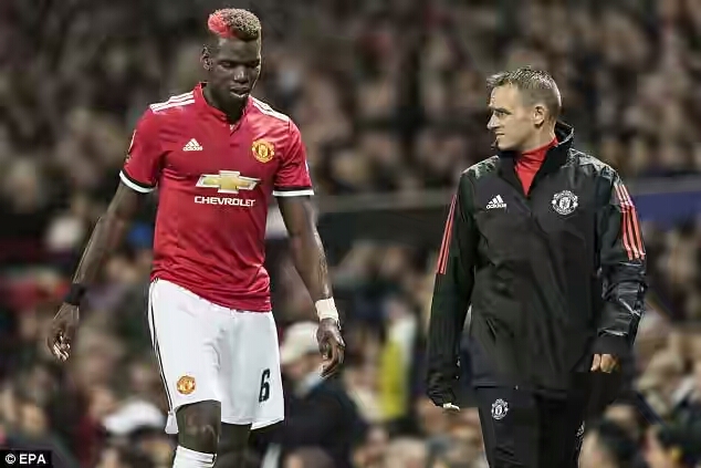 Mourinho Angry With Pogba Over Latest Hamstring Injury