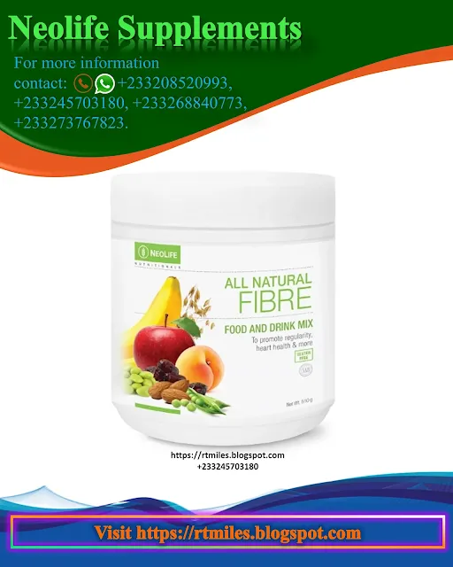 Neolife (GNLD) All Natural Fibre Food and Drink Mix Provides cellulose, hemicellulose, gum, lignin, and  pectin