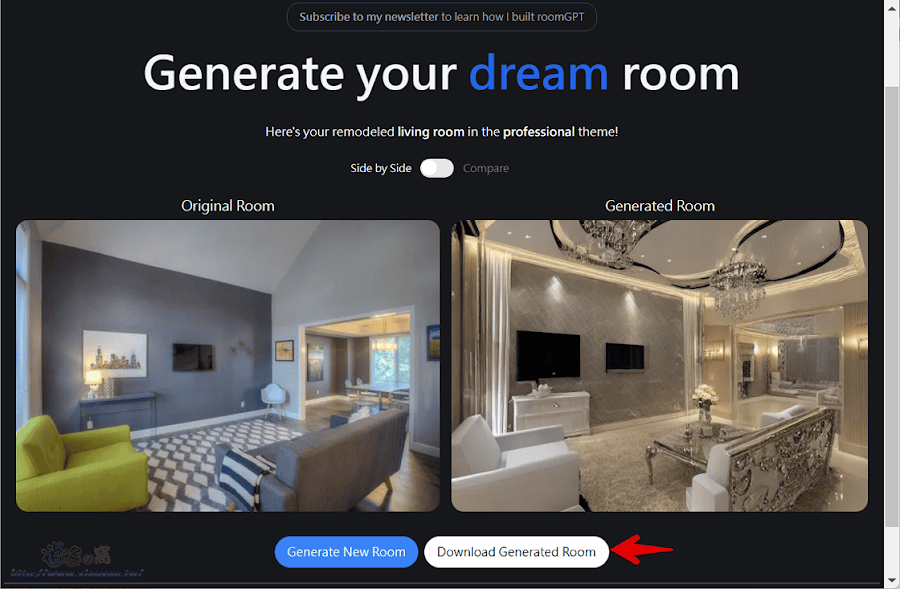 RoomGPT 打造夢想生活空間由 AI 生成五種風格實景圖