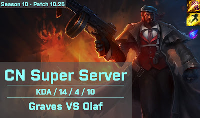 Graves JG vs Olaf - CN Super Server 10.25