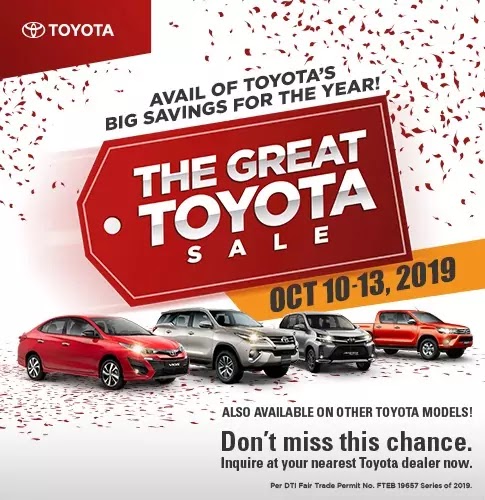 The Great Toyota Sale 2019