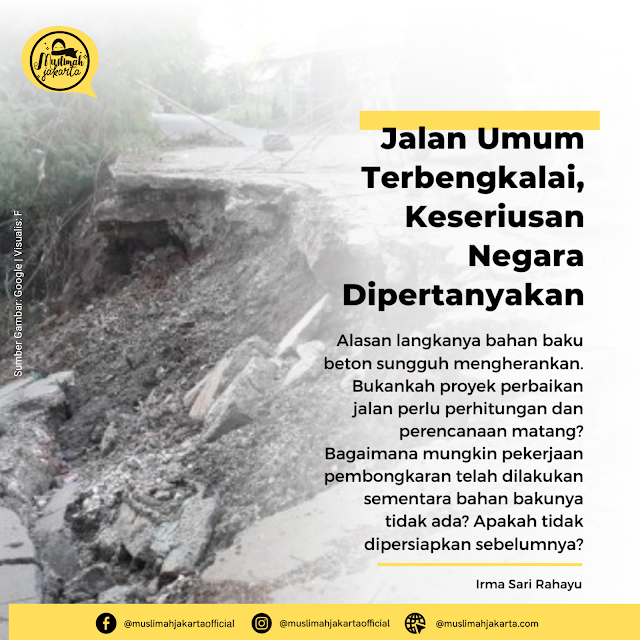 Jalan Umum Terbengkalai, Keseriusan Negara Dipertanyakan