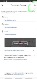 cara mendaftarkan alamat di google map lewat hp