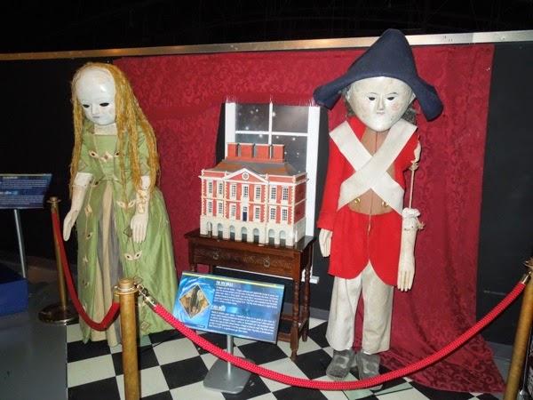 Doctor Who Night Terrors Peg Dolls exhibit