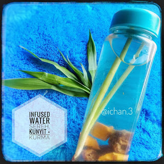 infused water  sereh kunyit dan kurma