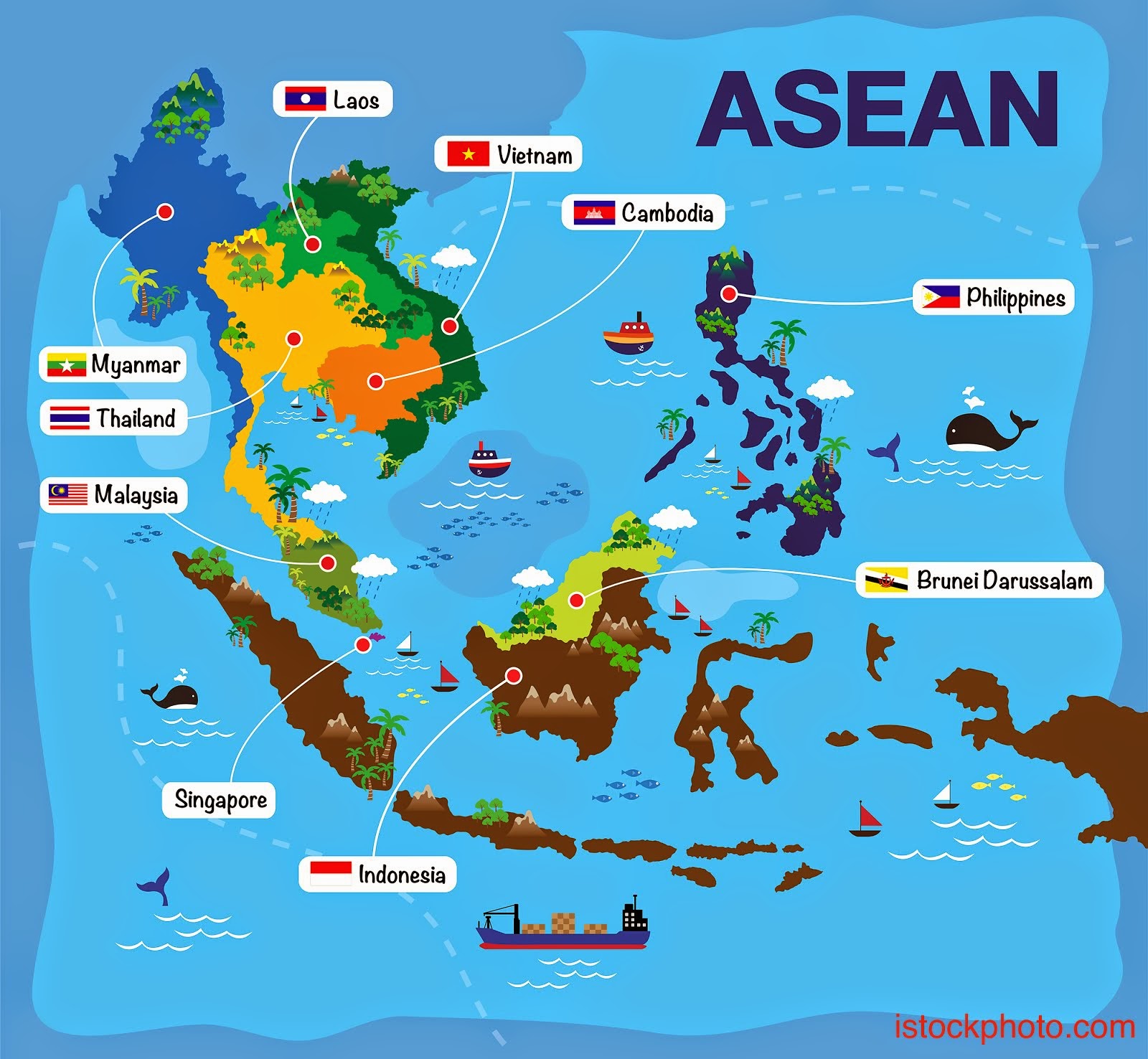 GURU KREATIF PETA NEGARA  ASEAN 