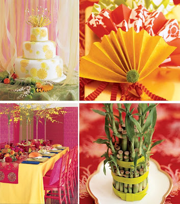 I love the florals and use of color. Photos: Brides.com