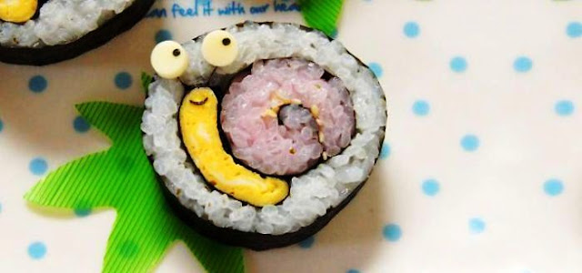 food art : adorable figures of sushi