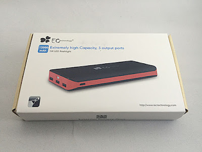 EC Technologyのモバイルバッテリー12000mAh