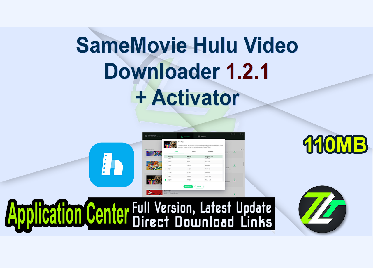 SameMovie Hulu Video Downloader 1.2.1 + Activator