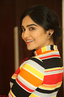 Adha Sharma in a Cute Colorful Jumpsuit Styled By Manasi Aggarwal Promoting movie Commando 2 (97).JPG