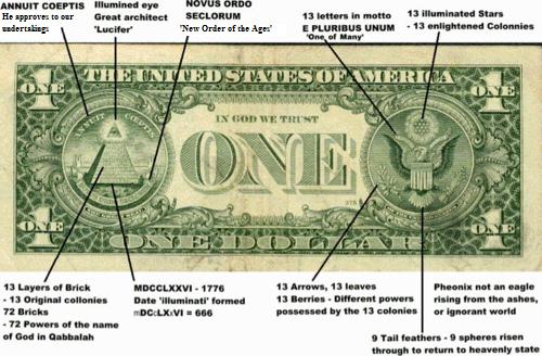 us 1 dollar bill illuminati. american 1 dollar bill