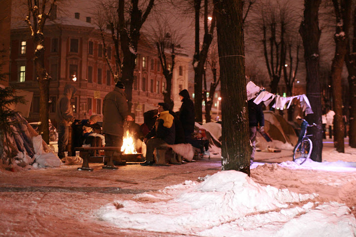 Protest in Riga