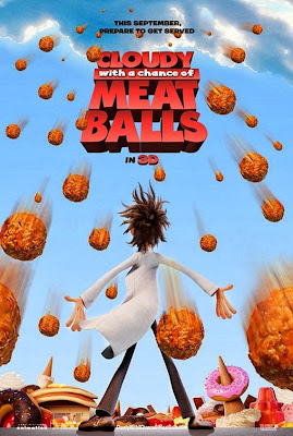 Poster Of Cloudy with a Chance of Meatballs (2009) Full Movie Hindi Dubbed Free Download Watch Online At worldfree4u.com