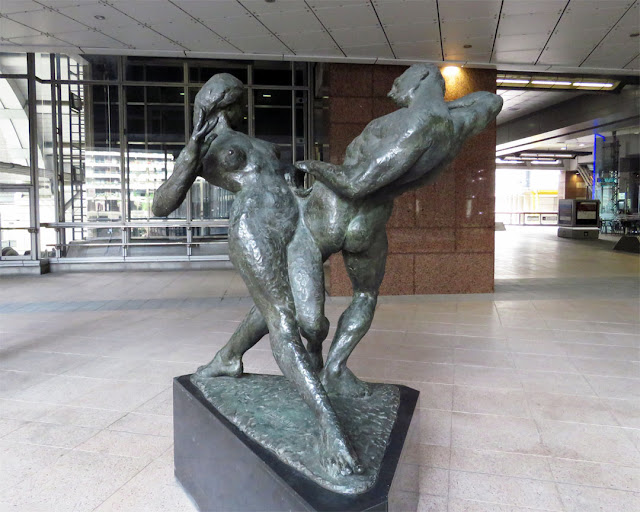 Unity by Ivan Klapez, Alban Gate atrium, London Wall, City of London