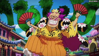 ワンピース アニメ 1076話 黒炭オロチ | ONE PIECE Episode 1076