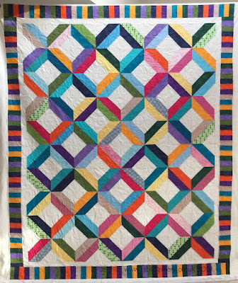 Margaret's Bright Modern Quilt