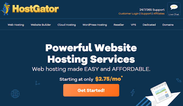 أنشئ موقعك بسهولة مع عملاق الإستضافة HostGator