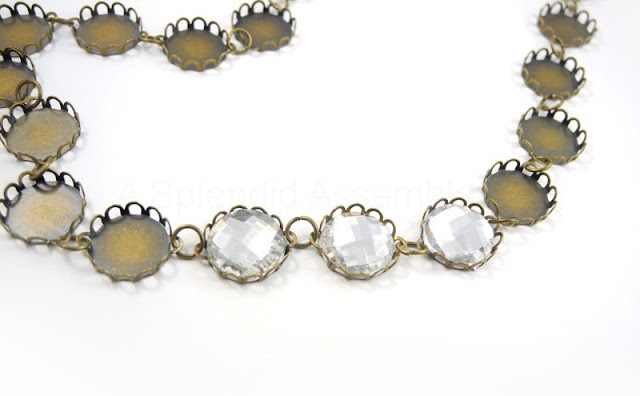 J.Crew Inspired Crystal Necklace DIY