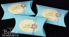 Join my Stampin' Up! Decorated Pillow Box Gift  by Bekka www.feeling-crafty.co.uk