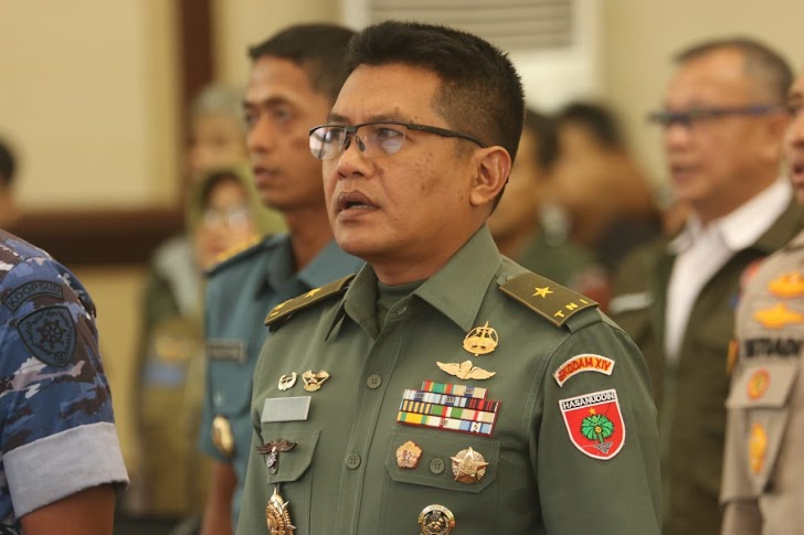 Kapoksahli Pangdam XIV/Hsn Hadiri Rakor Penanggulangan Bencana Hidrometeorologi Provinsi Sulsel