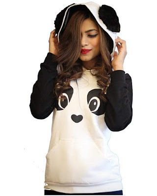 Hustle Bustle Panda Hoodie for Women for Sweatshirt for Girls and Women Hoodie for Girls and Women