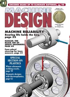 Machine Design...by engineers for engineers 2005-03 - 3 February 2005 | ISSN 0024-9114 | PDF HQ | Mensile | Professionisti | Meccanica | Computer Graphics | Software | Materiali
Machine Design continues 80 years of engineering leadership by serving the design engineering function in the original equipment market and key processing industries. Our audience is engaged in any part of the design engineering function and has purchasing authority over engineering/design of products and components.