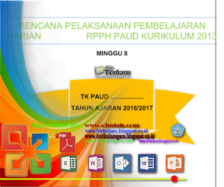 Download RPPH Kurikulum 2013 Minggu 8 Gratis