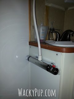 installing a second faucet in a camper / rv - easy thermostatic faucet installation step-by-step - GENIUS!