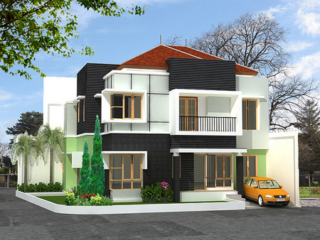 New home designs latest.: Modern homes front views terrace designs 